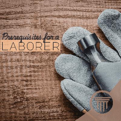 Prerequisites for a Laborer Prerequisites for a Laborer