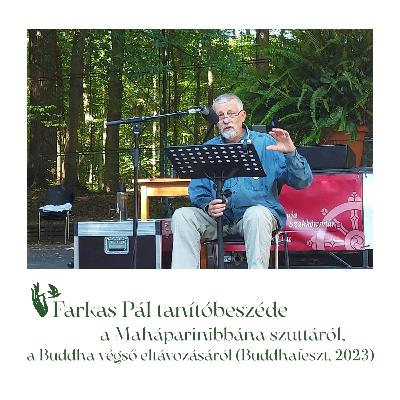 Farkas Pál tanítóbeszéde a Maháparinibbána szuttáról, a Buddha végső eltávozásáról (Buddhafeszt, 2023)