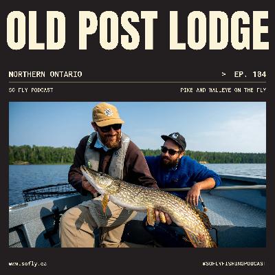 EP 184 Old Post Lodge: Fly Fishing Pike and Walleye in Northern Ontario
