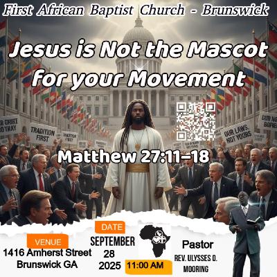 Jesus is Not the Mascot for your Movement Jesus is Not the Mascot for your Movement