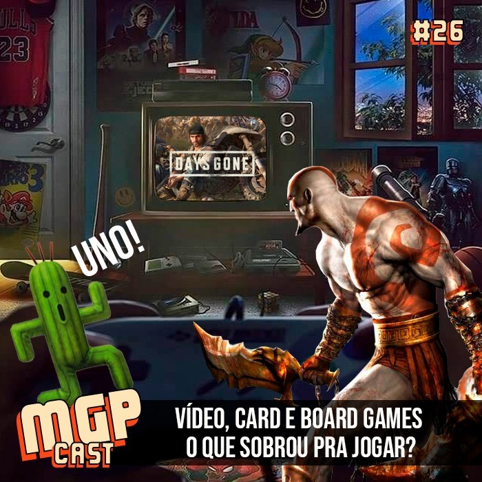 MGPCast #26 Vídeo, Card e Board Games, o que sobrou pra jogar? episode artwork