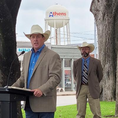 Jimmy Cotton's speech at the Peace Officers Memorial