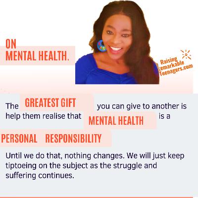 Your Mental Health is a personal responsibility and we all can take our own power back by learning this 3 A process .