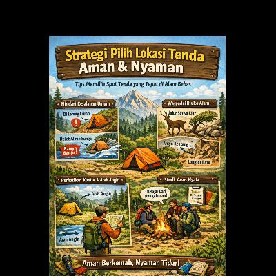 Strategi Pilih Lokasi Tenda Aman & Nyaman