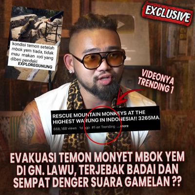 EVAKUASI TEMON 'MBOK YEM'!! TERJEBAK BADAI SAMPAI SUARA GAMELAN DI GUNUNG LAWU