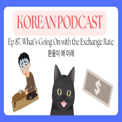 Korean Podcast Ep 87.What’s Going On with the Exchange Rate | 환율이 왜 이래