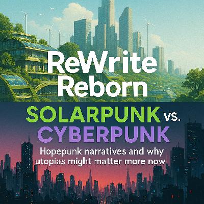 [REWRITE] Solarpunk vs. Cyberpunk – Hopepunk narratives and why utopias might matter more now – with Mary Stormhouse.