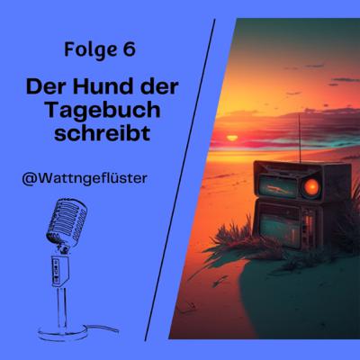 Der Hund der Tagebuch schreibt