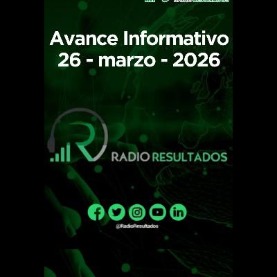 Avance informativo Jueves 26 de marzo Avance informativo Jueves 26 de marzo