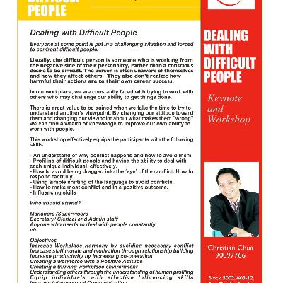 How to Deal with Difficult People