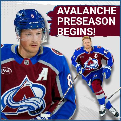 Gabriel Landeskog THROWS DOWN in Colorado Avalanche First Preseason Game Vs Utah Mammoth.