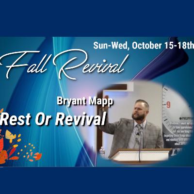 Fall Revival 2023 - Rest Or Revival 10.15.23
