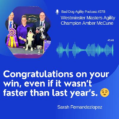 378: Westminster Masters Agility Champion Amber McCune 378: Westminster Masters Agility Champion Amber McCune