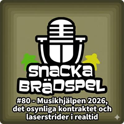 #80 - Musikhjälpen 2026, det osynliga kontraktet och laserstrider i realtid