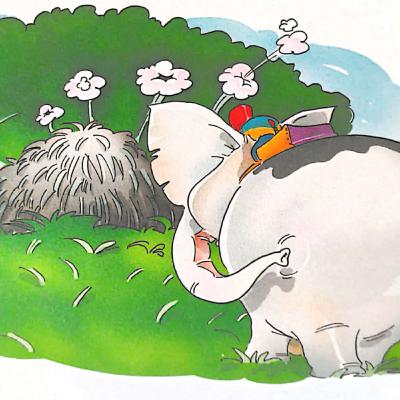 BAJKA DLA DZIECI: SŁOŃ BOMBIK [5] | Zielona góra | La montaña verde