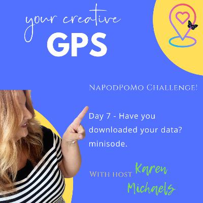 Have you downloaded your data from the social media platforms? You've got to do it and I'll help you get it done!