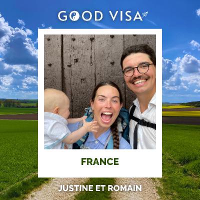 #46 - FRANCE : 4 mois pour traverser le pays à pied avec un bébé (Justine et Romain)
