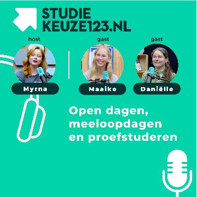 Open dagen, meeloopdagen en proefstuderen