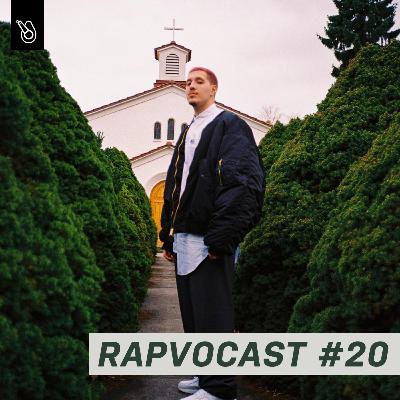 Rapvocast #20: Linke Hand am Reifen, rechte Hand am Knie
