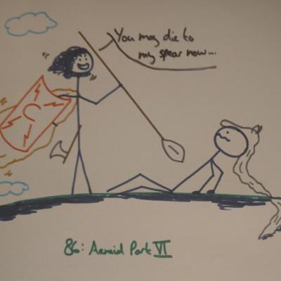 86- Aeneid Part VI: A Warrior Princess Steals the Show