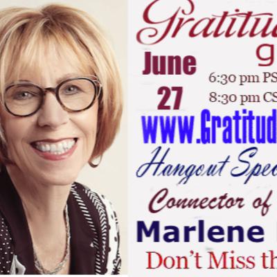 Gratitude Girls special guest Marlene Marco