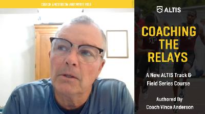 Special: 4x100 Relay Chat with Coach Vince Anderson