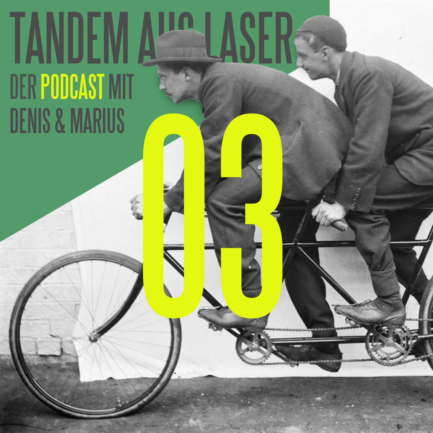 Tandem aus Laser