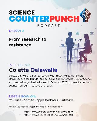 From research to resistance w/ Colette Delawalla