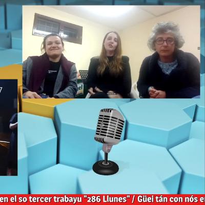 María Vázquez Álvarez, Natalia Nuño Rodríguez y Paula Cristóbal Caso del grupu panderetes asturianes "Herbamora"