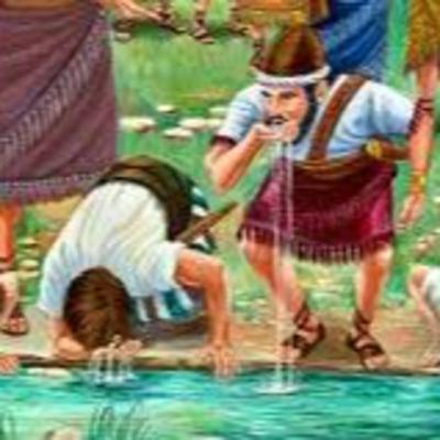 Judges ch.7 v.1-7 Gideon Prepares for War vs. Midyan