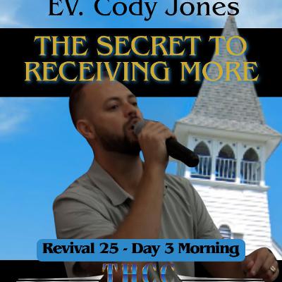 The secret to receiving more