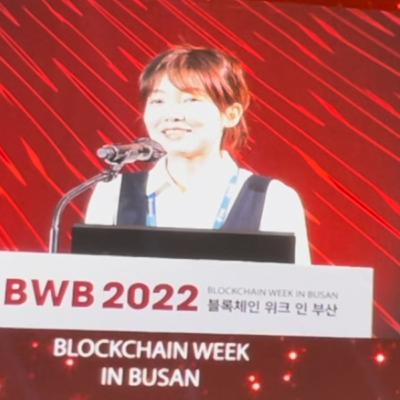 Bybit NFT Jenny Zheng gave a speech on “How to Win in Every Market” at Busan Blockchain Week 2022