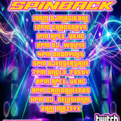 Spinback Live Streams 30.12.25