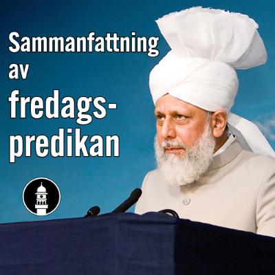 Sammanfattning av fredagspredikan - 09 januari 2026