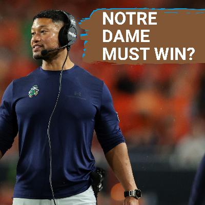 Notre Dame's Season TEETERS on Texas A&M Clash--Playoff Dreams in Jeopardy | Alabama MUST impress