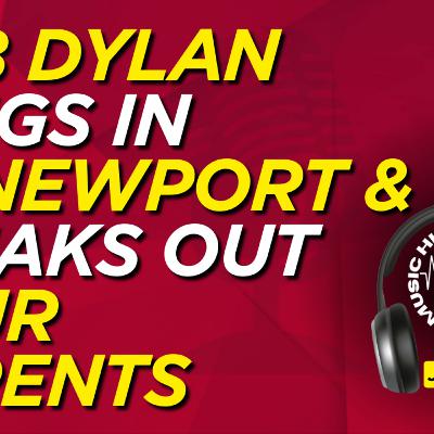Bob Dylan Plugs In At Newport & freaks out your grandparents: Music History Today Podcast July 25
