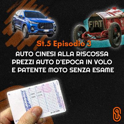 Auto CINESI alla RISCOSSA, PREZZI auto d'EPOCA in VOLO e PATENTE moto SENZA ESAME
