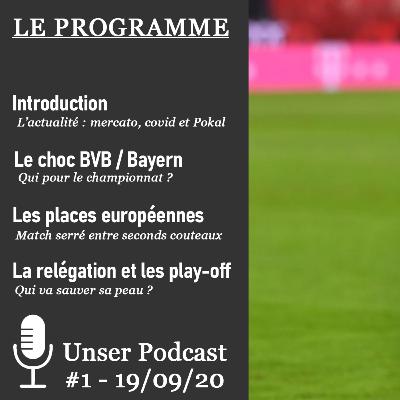 Unser Podcast #1 - La Bundesliga 2020 - 2021 : contexte et enjeux