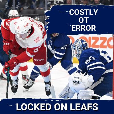 Leafs DROP Valuable Point to Red Wings after Easton Cowan's Costly Blunder Leafs DROP Valuable Point to Red Wings after Easton Cowan's Costly Blunder