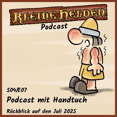 Podcast mit Handtuch