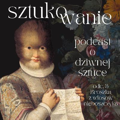 Broszka z włosów nieboszczyka