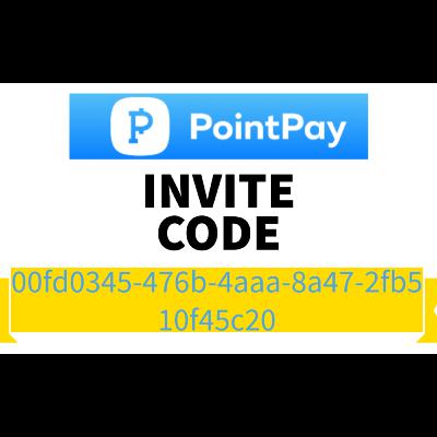 PointPay Referral Code: 00fd0345-476b-4aaa-8a47-2fb510f45c20