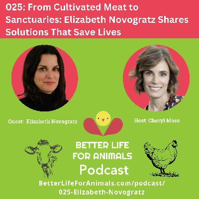 025: From Cultivated Meat to Sanctuaries: Elizabeth Novogratz Shares Solutions That Save Lives