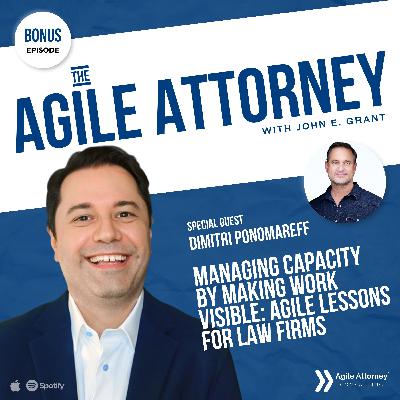 Managing Capacity by Making Work Visible: Agile Lessons for Law Firms with Dimitri Ponomareff [Bonus]