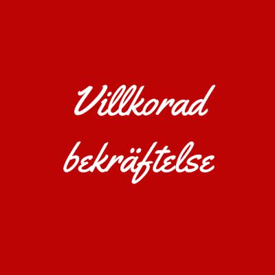 Villkorad bekräftelse
