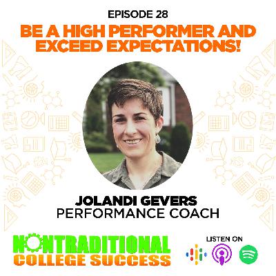 High Performance and Exceeding Expectations! with Jolandi Gevers. Ep. 28