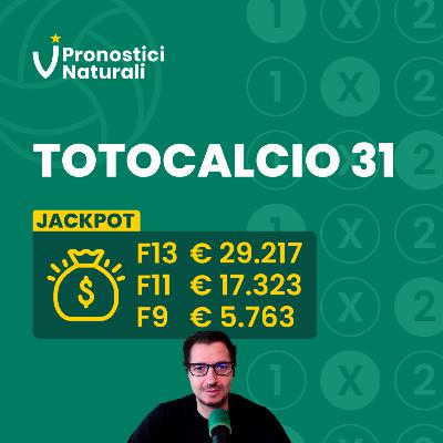 Pronostici Schedina ⚽ Totocalcio 31 con 3 JACKPOT