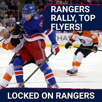 Rangers rally for AWESOME shootout win over Flyers! J.T. Miller injured! More overtime heroics!!