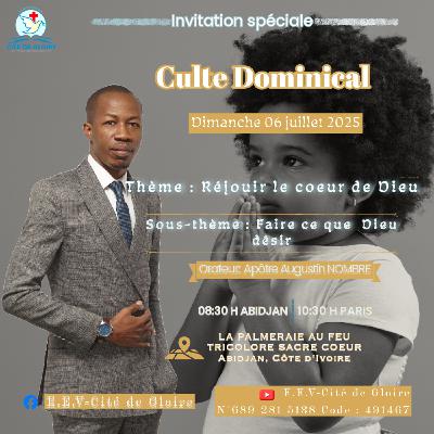 E.E.C.G - Réjouir le coeur de Dieu - Apôtre Augustin NOMBRE E.E.C.G - Réjouir le coeur de Dieu - Apôtre Augustin NOMBRE