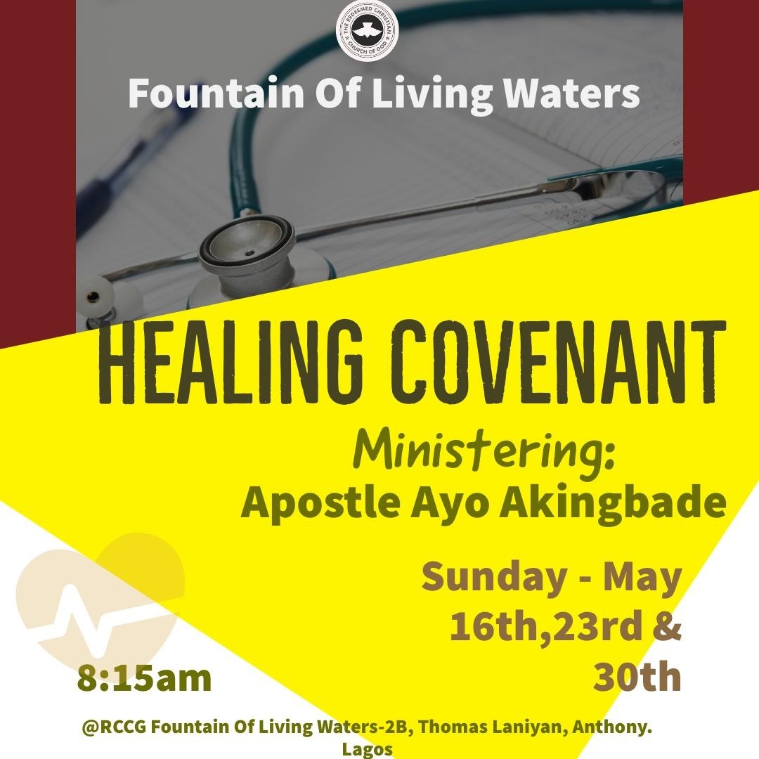 Healing Covenant part 1 By Apostle Ayo Akingbade